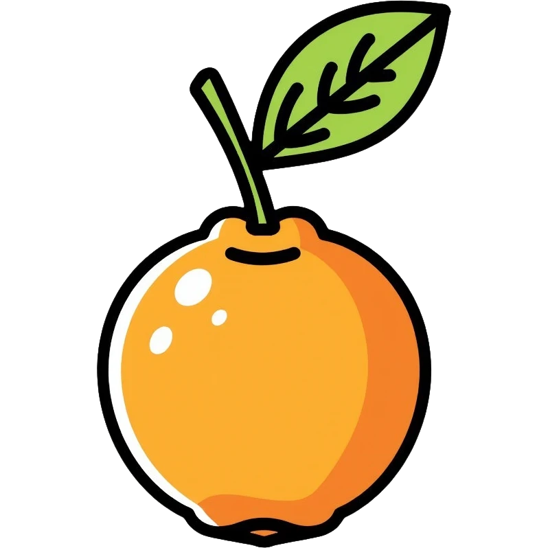 bergamot citrus fruit emoji