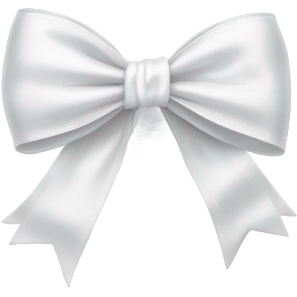 White bow emoji