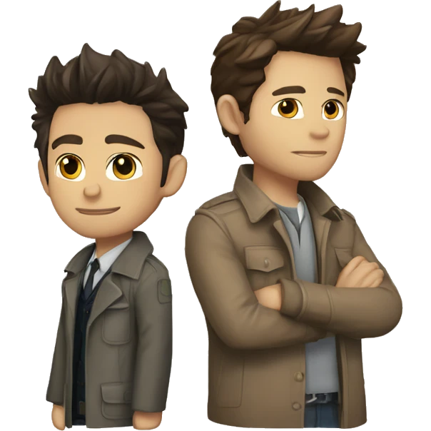Dean winchester and castiel emoji