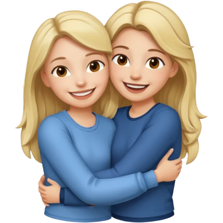 Two girls that are besties  emoji
