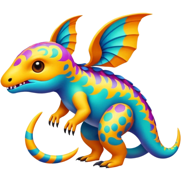 A colorful Fakémon-creature emoji