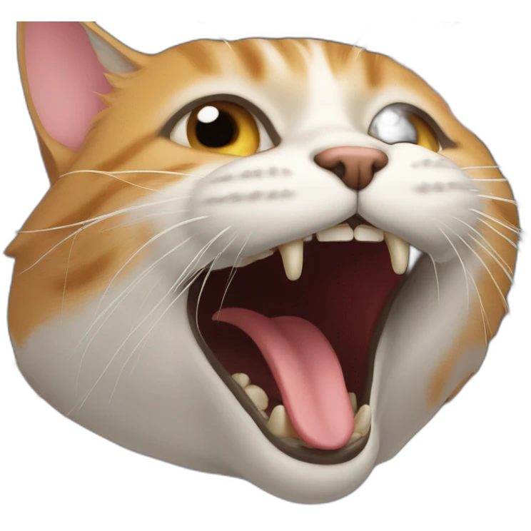 Gato sacando la lengua  emoji