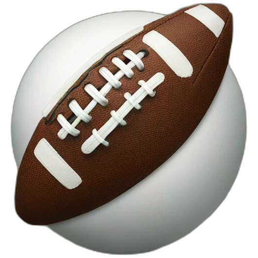ball on the football field emoji
