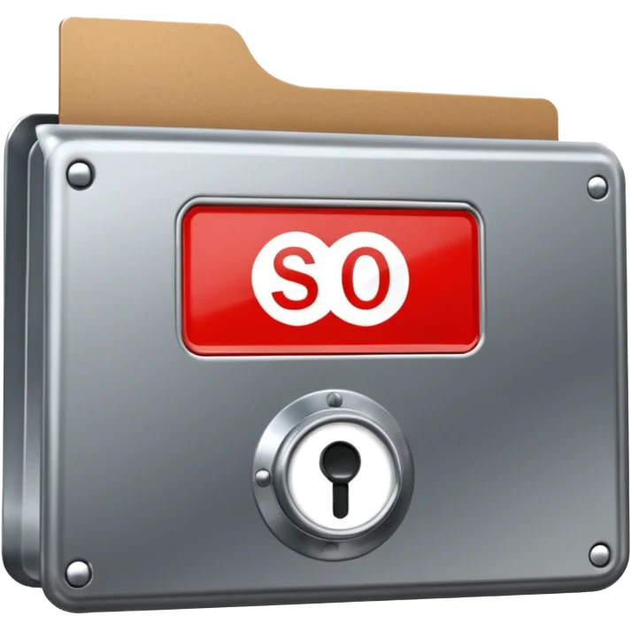 Warnschild (achtung) Mini Aktenordner und unterbezahlt  emoji