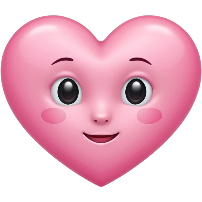 Heart cute xmas pink emoji