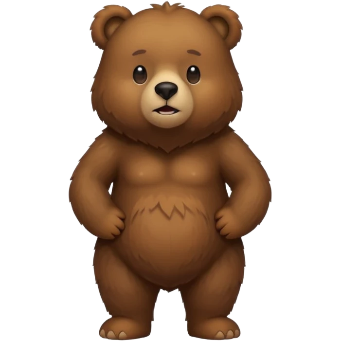 brown bear emoji