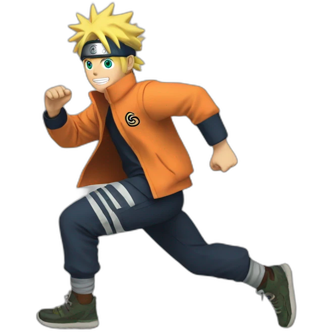 Naruto run emoji