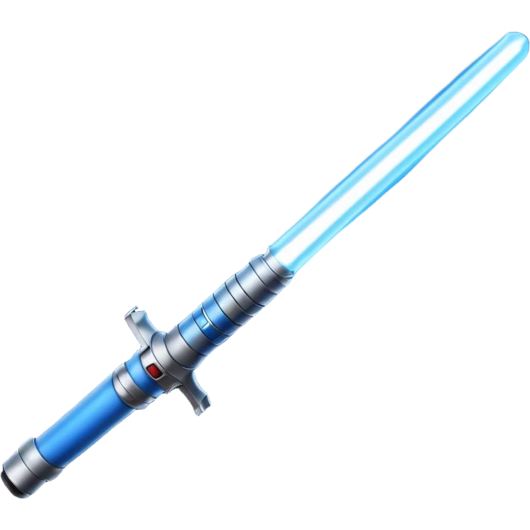 shy lightsaber emoji