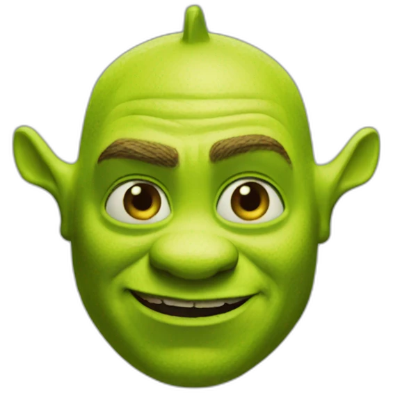 Macro en Shrek emoji