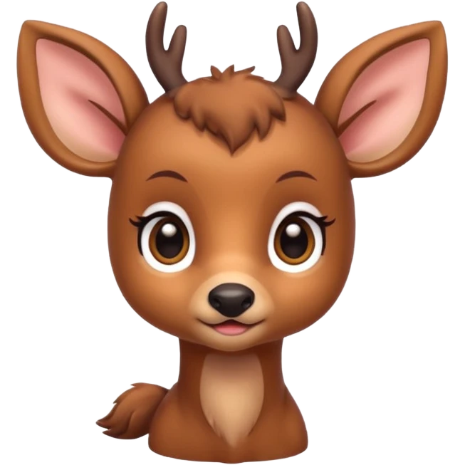 A cute baby deer  emoji