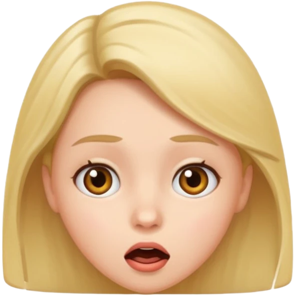 Girl surprised  emoji