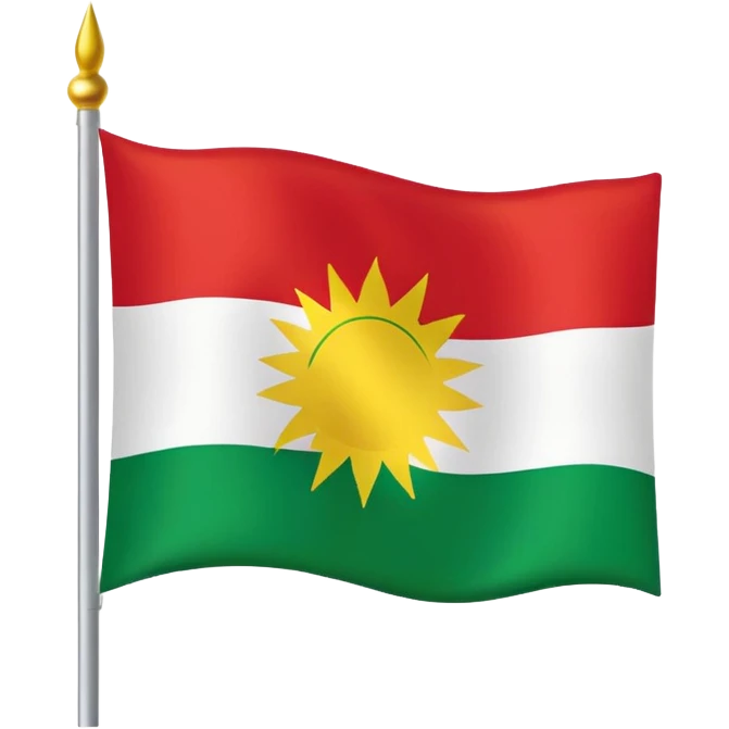 Kurdish flag emoji