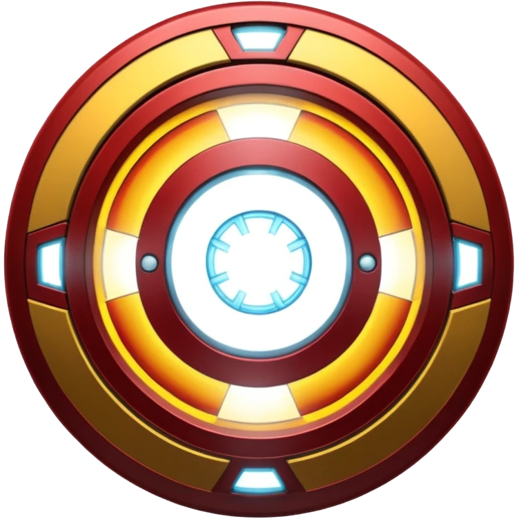 Iron man new arc reactor emoji
