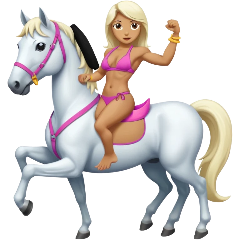 🐴 horse with bikini 👙  emoji