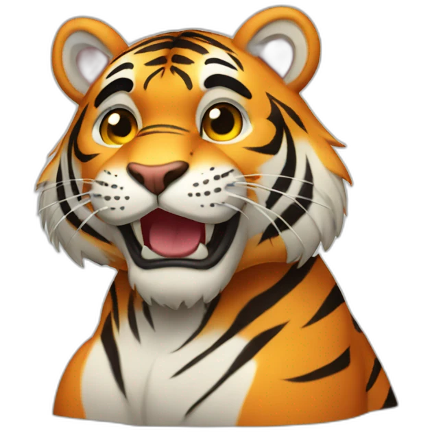 Tiger Full Body emoji