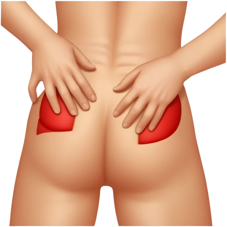 Itchy butt emoji