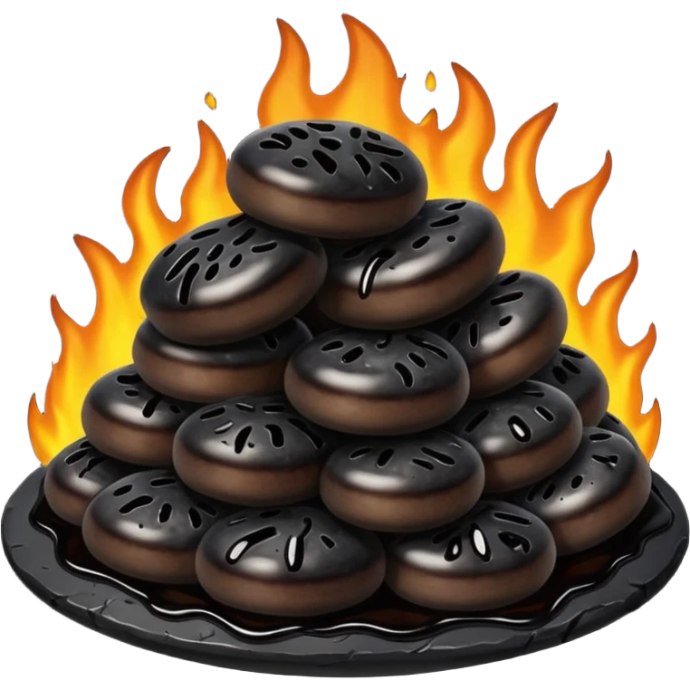 black food emoji