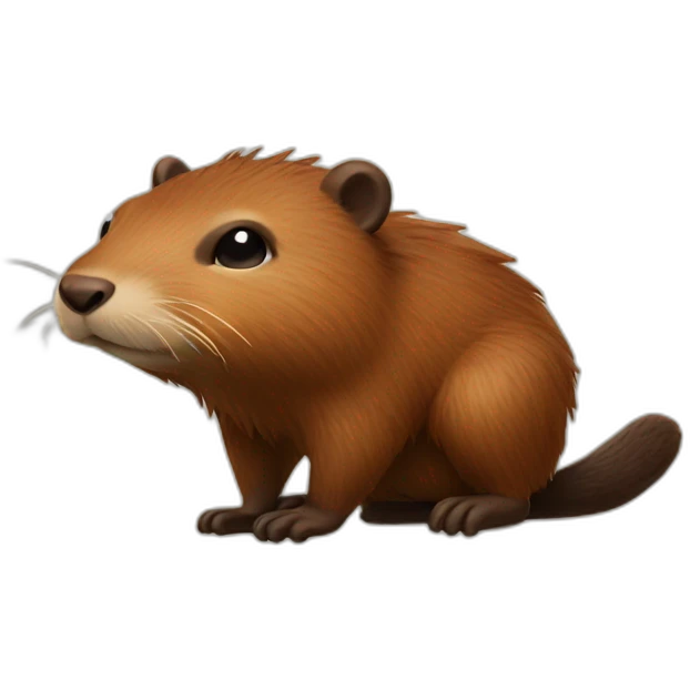 Star beaver emoji