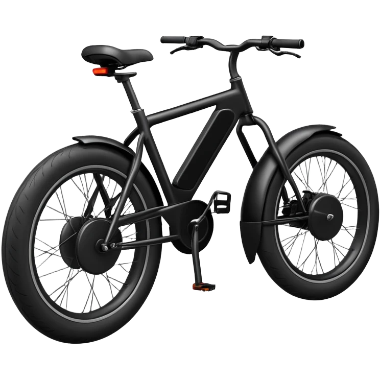 black electric bicycle emoji