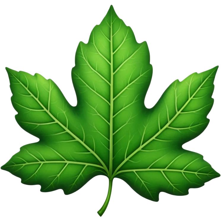 Leaf emoji