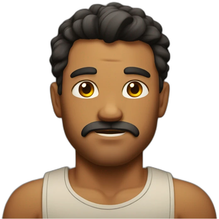 Strong man emoji
