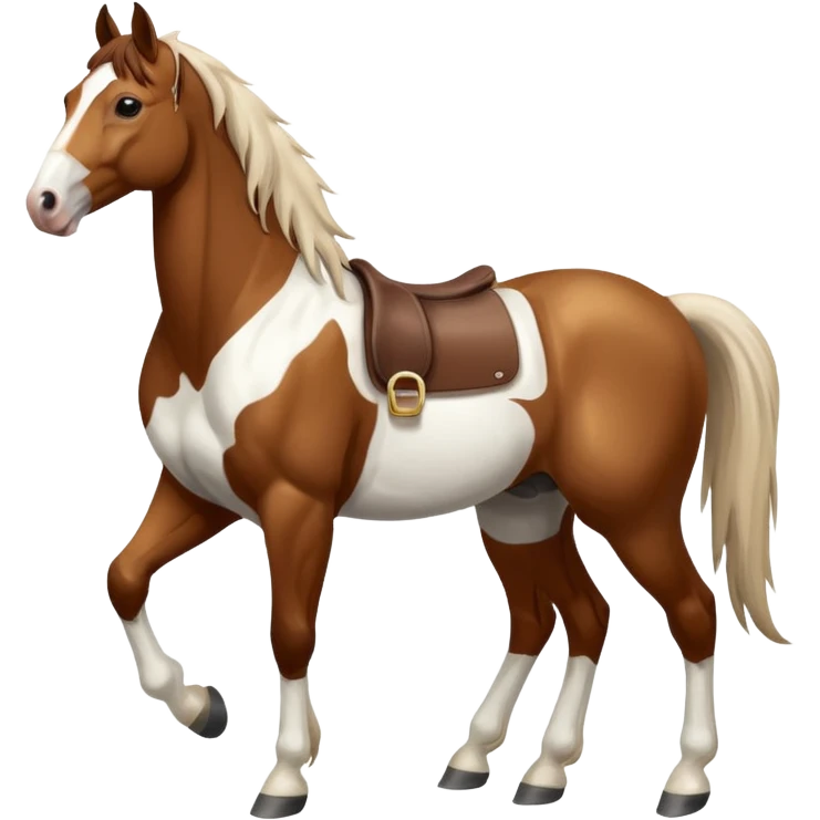 American Paint horse emoji
