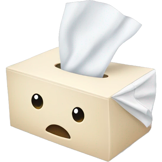 Tissue box emoji