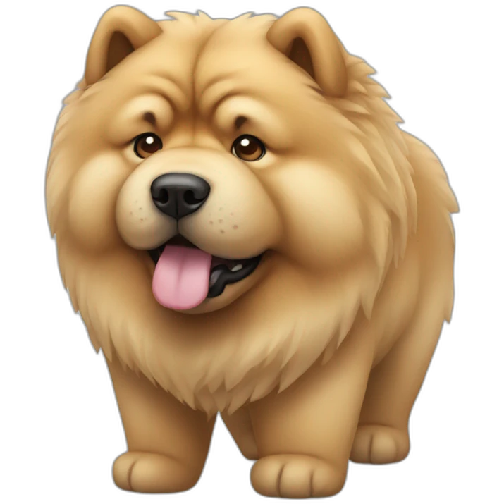 Chow chow emoji