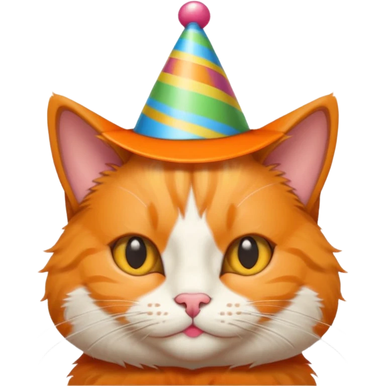 cat with party hats emoji