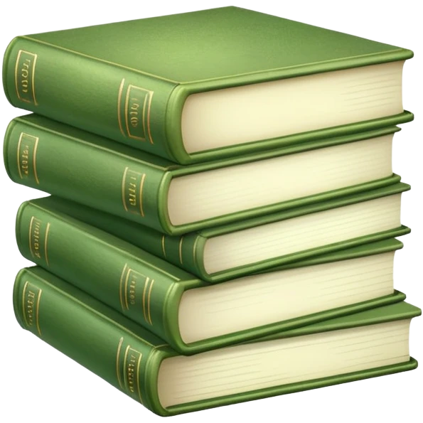 Light green books emoji