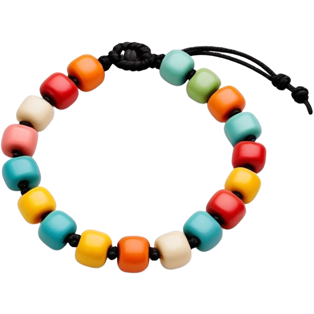 Clay bead Bracelet  emoji