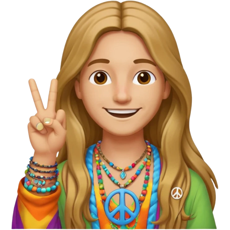 Hippie emoji