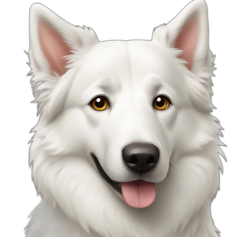 white-swiss-shepherd-dog emoji