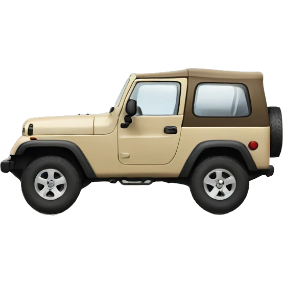 beige jeep emoji