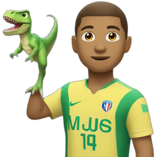 Mbappe dinosaure emoji