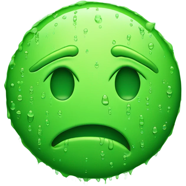 acid rain on a money emoji
