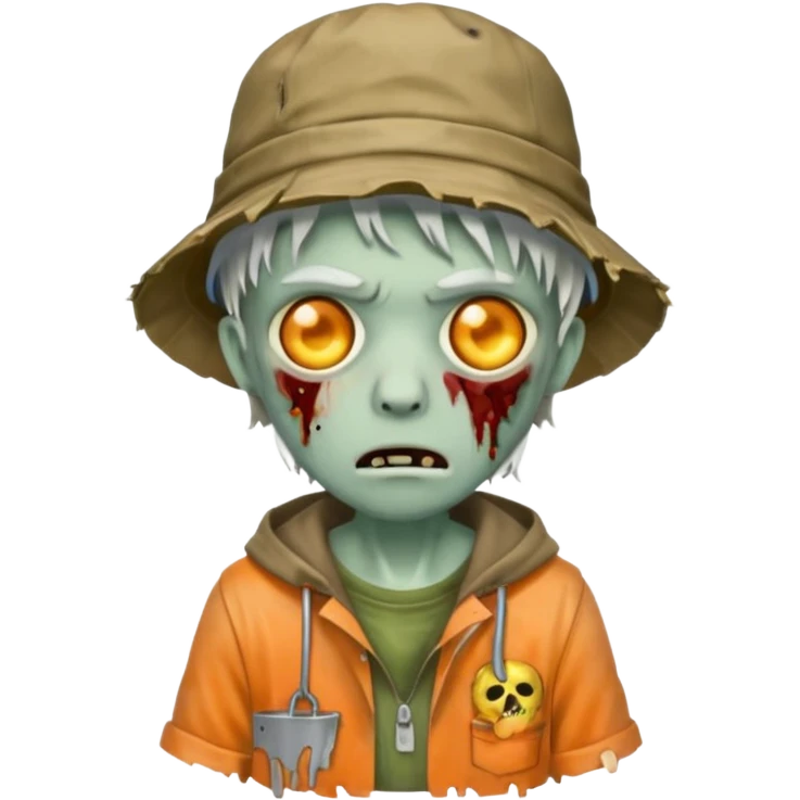 bucket hat zombie emoji