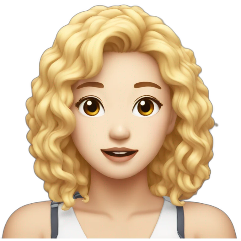 Une star de k-pop emoji
