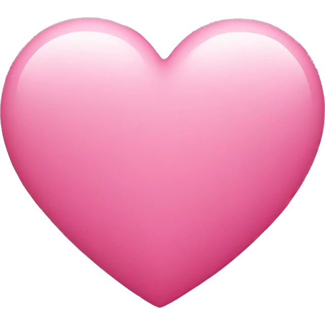 Pink heart  emoji