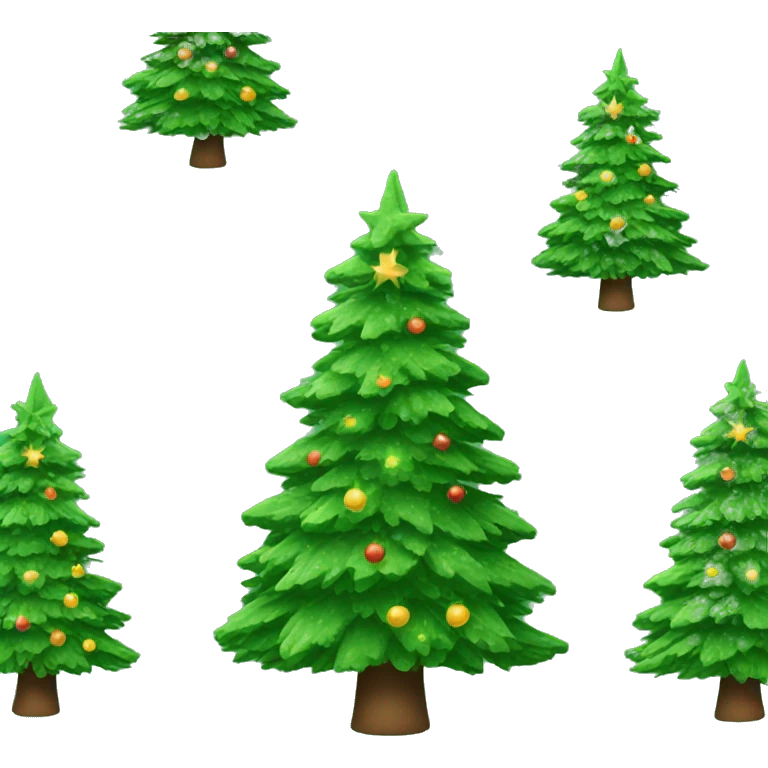 green Christmas tree emoji