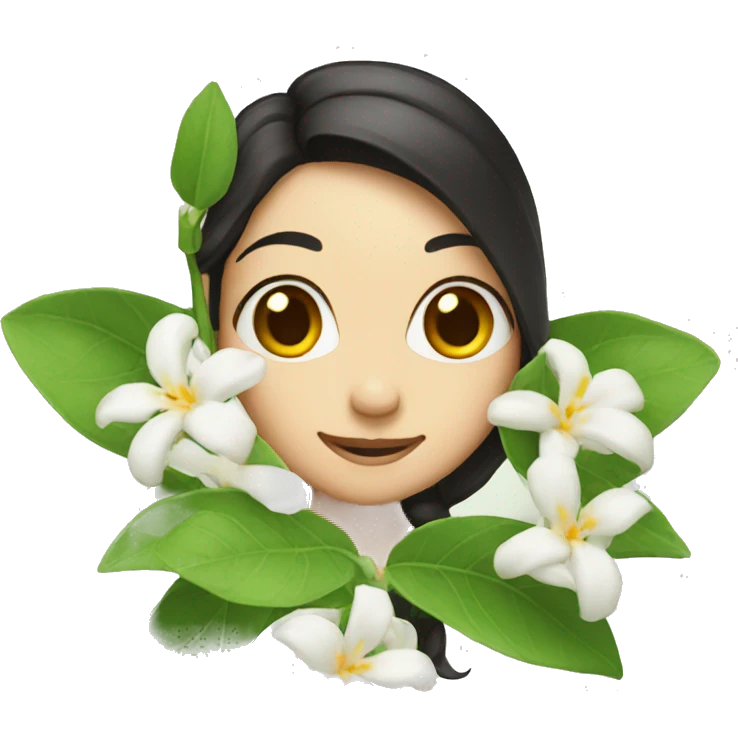 Jasmine flower  emoji