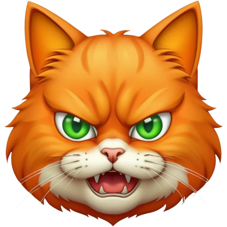 Angry cat emoji