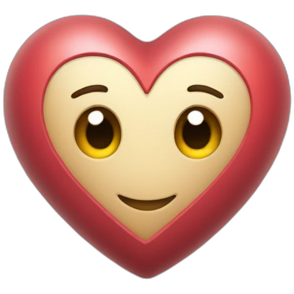 Heart outside body emoji