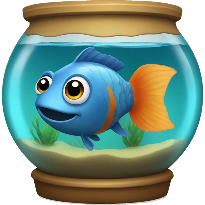 fish in fishbowl emoji