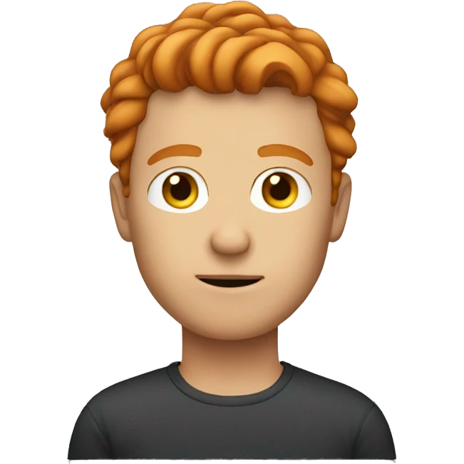 man with computer ginger hair emoji