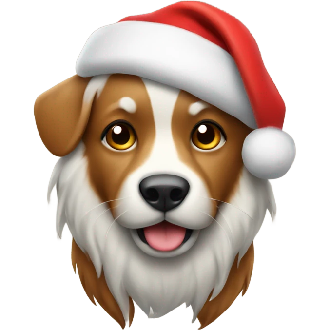 animal in santa hat emoji