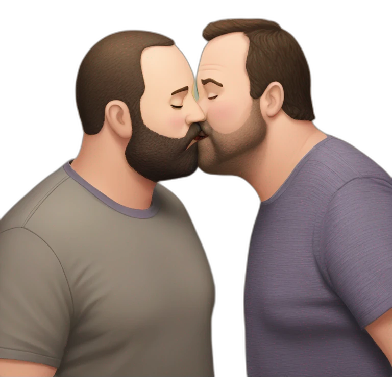 tom segura kissing bert kreischer emoji