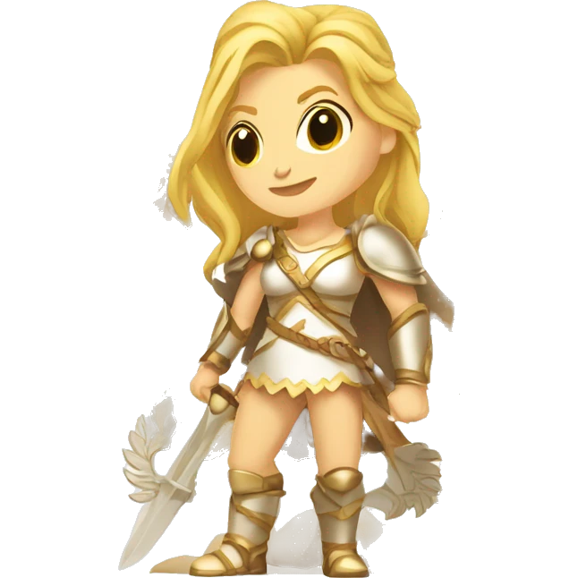 Caucasian Berserker blond valkyrie couple  emoji