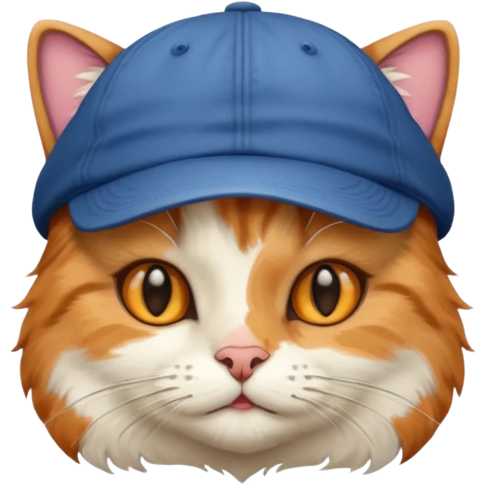 Cat wearing cap emoji