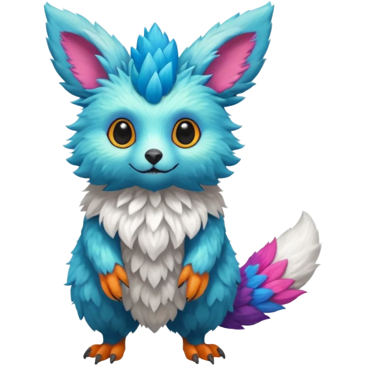 Skogen-Labubu-Trico-Fakémon-hybrid-creature (full body)  emoji